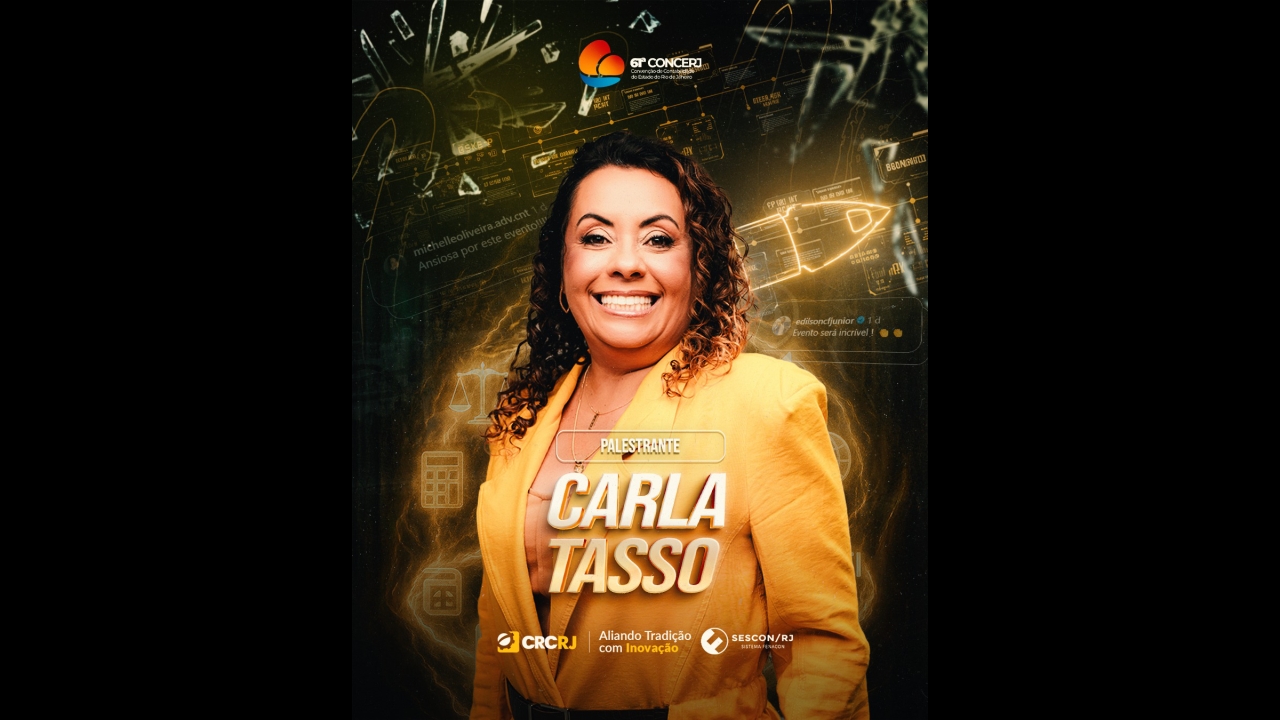 Carla Tasso participa como palestrante no 6º CONCERJ no Rio de Janeiro