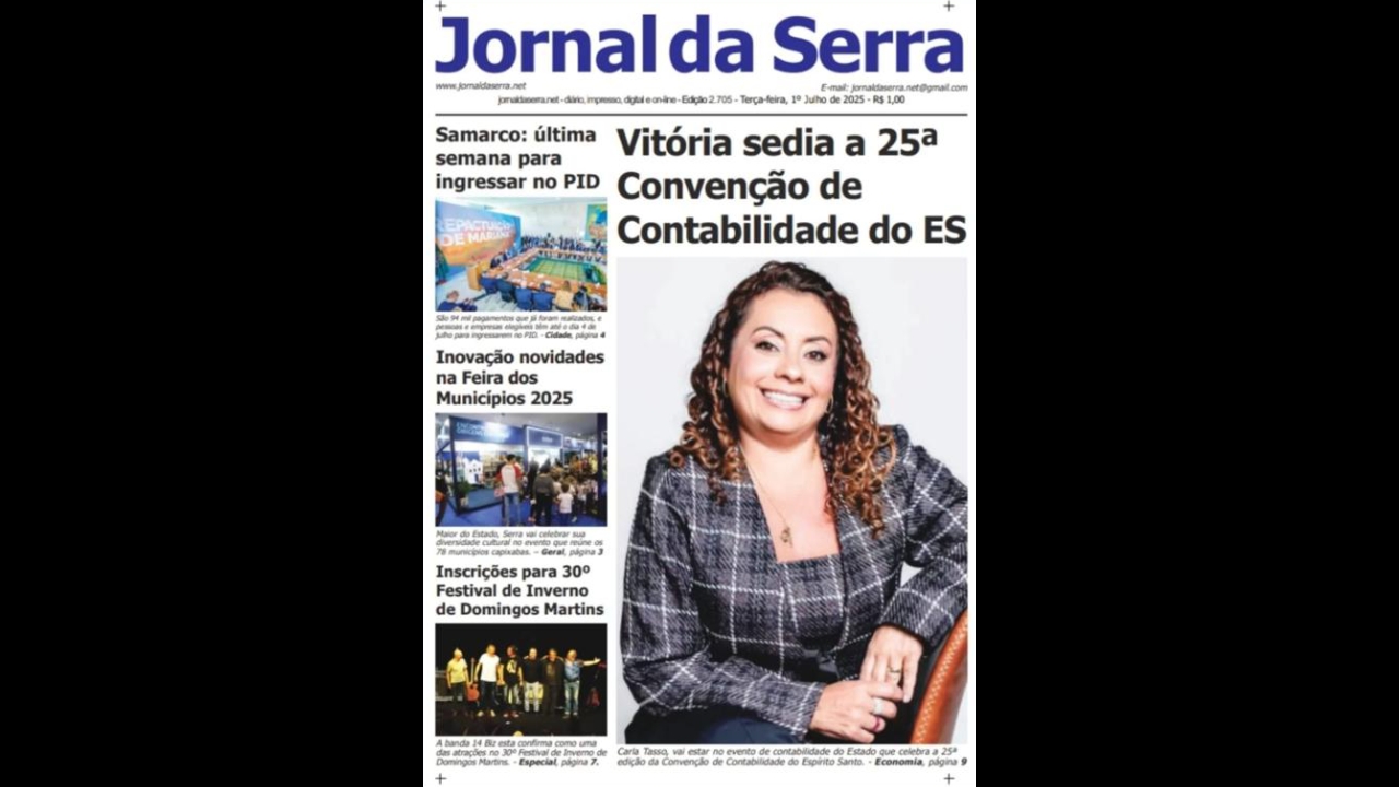 Vitória sedia a 25ª Convenção de Contabilidade do Espírito Santo com participação de Carla Tasso
