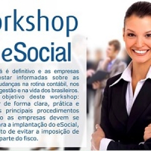 Workshop sobre o eSocial.